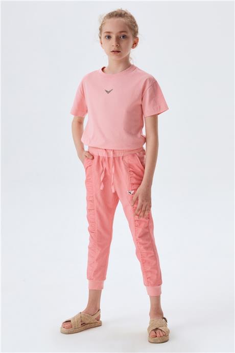 Swatsky Kız Çocuk Pembe Eşofman Altı