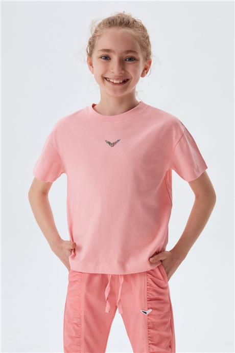 Swatsky Kız Çocuk Pembe T-Shirt