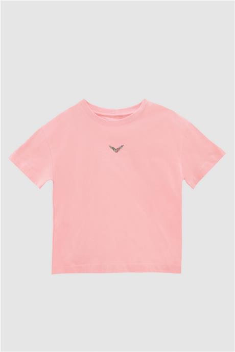 Swatsky Kız Çocuk Pembe T-Shirt