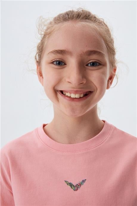 Swatsky Kız Çocuk Pembe T-Shirt