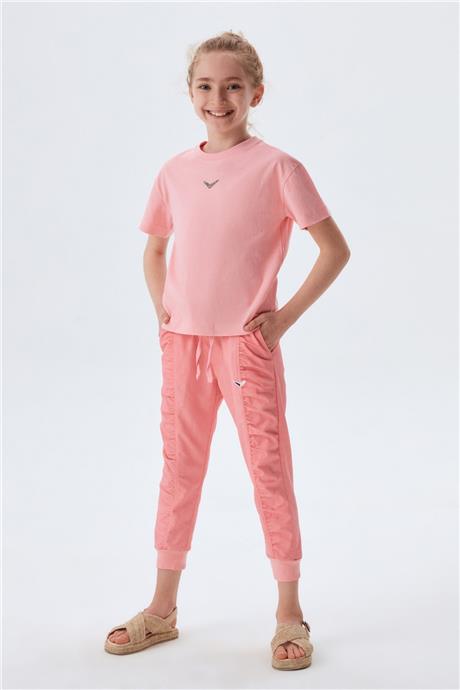 Swatsky Kız Çocuk Pembe T-Shirt