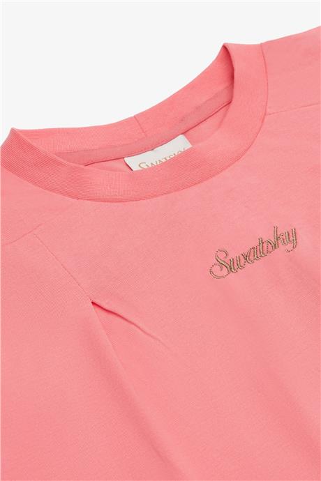 Swatsky Kız Çocuk Pembe Tshirt