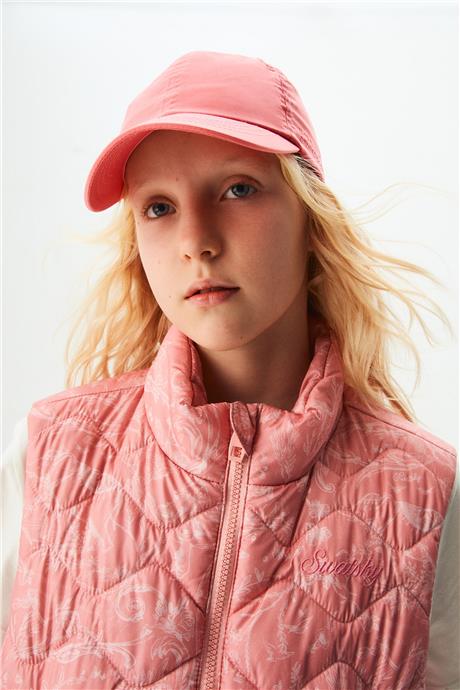 Swatsky Kız Çocuk Pembe Yelek