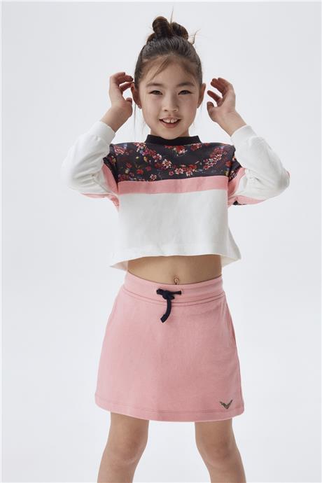 Swatsky Kız Çocuk Renkli Sweatshirt
