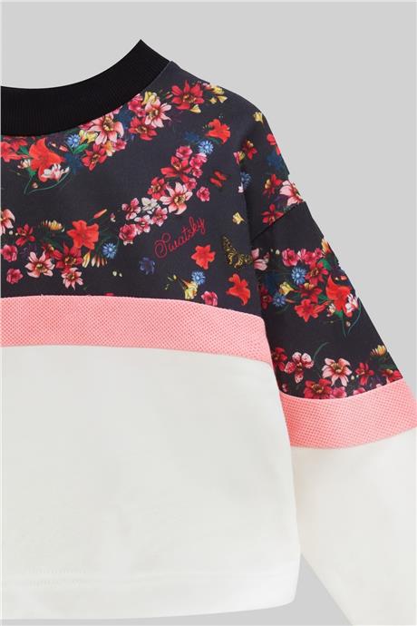 Swatsky Kız Çocuk Renkli Sweatshirt
