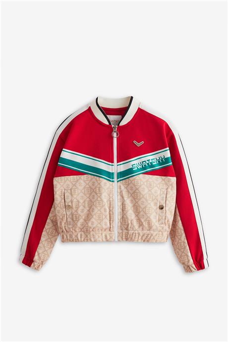Swatsky Kız Çocuk Renkli Sweatshirt