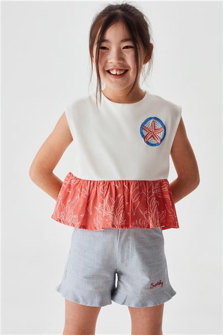 Swatsky Kız Çocuk Renkli T-Shirt