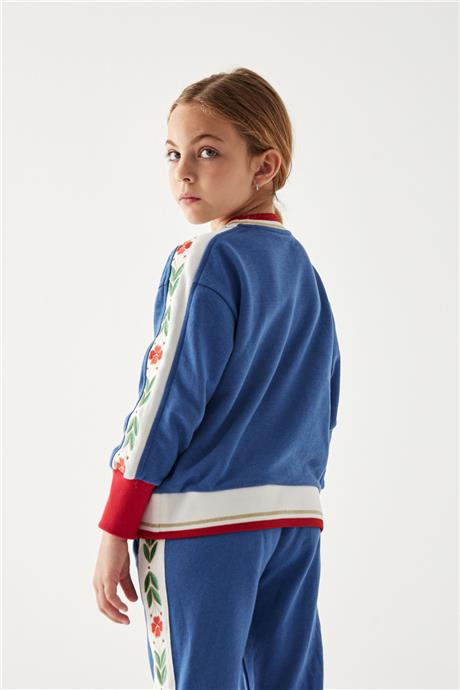 Swatsky Kız Çocuk Saks Sweatshirt