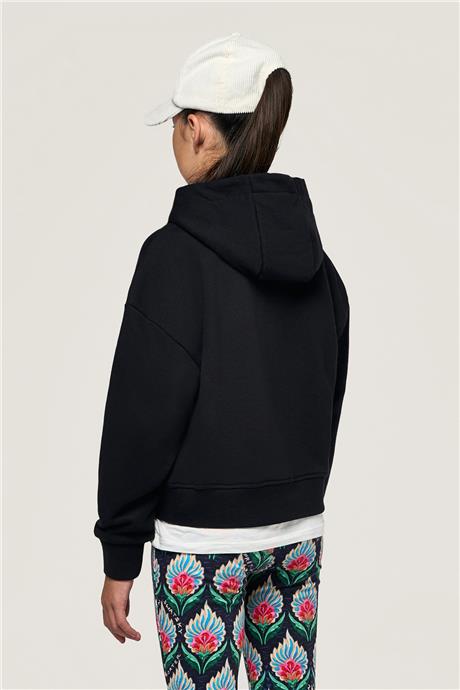 Swatsky Kız Çocuk Siyah Sweatshirt