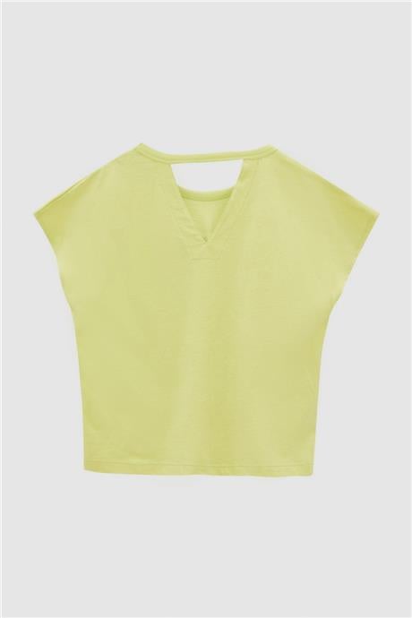 Swatsky Kız Çocuk Yeşil T-Shirt