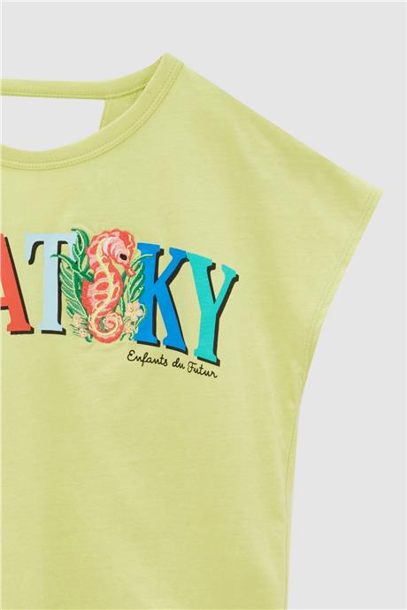 Swatsky Kız Çocuk Yeşil T-Shirt
