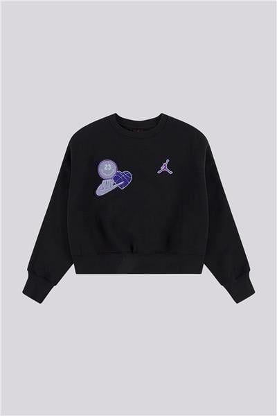 Air Jordan Kız Çocuk Siyah SweatshirtAir Jordan Kız Çocuk Siyah Sweatshirt