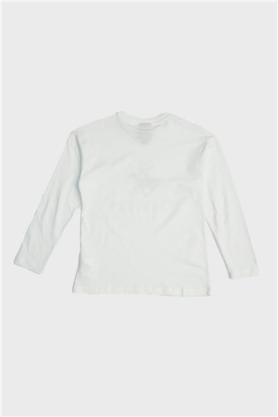 Beverly Hills Polo Club Erkek Çocuk Beyaz T-Shirt
