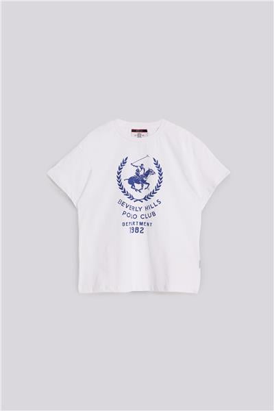 Beverly Hills Polo Club Erkek Çocuk Beyaz TshirtBeverly Hills Polo Club Erkek Çocuk Beyaz Tshirt