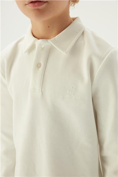 Beverly Hills Polo Club Erkek Çocuk Beyaz T-Shirt