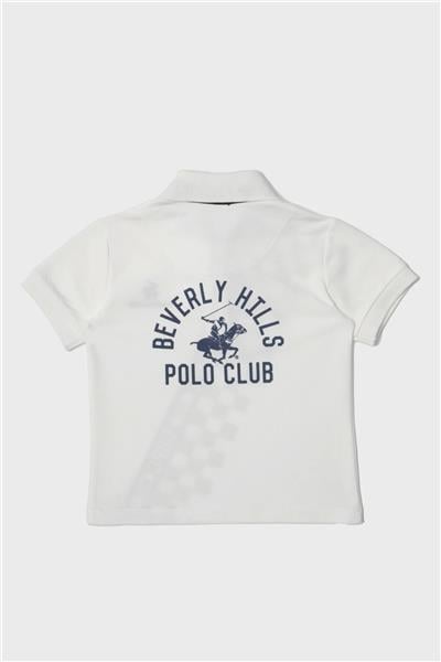 Beverly Hills Polo Club Erkek Çocuk Beyaz T-Shirt