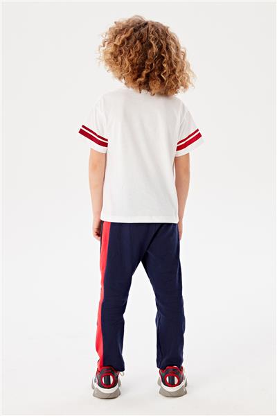 Beverly Hills Polo Club Erkek Çocuk Beyaz T-Shirt