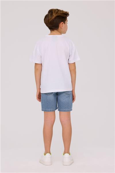 Beverly Hills Polo Club Erkek Çocuk Beyaz TshirtBeverly Hills Polo Club Erkek Çocuk Beyaz Tshirt