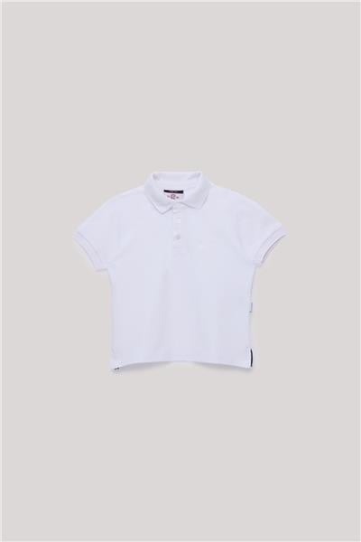 Beverly Hills Polo Club Erkek Çocuk Beyaz T-Shirt