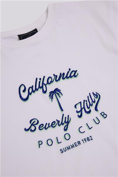 Beverly Hills Polo Club Erkek Çocuk Beyaz TshirtBeverly Hills Polo Club Erkek Çocuk Beyaz Tshirt