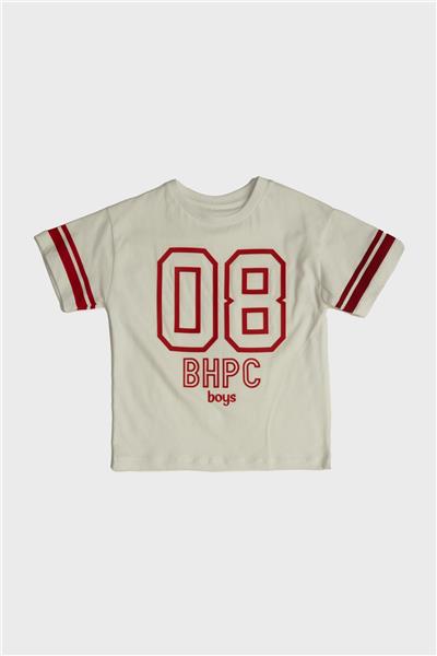 Beverly Hills Polo Club Erkek Çocuk Beyaz T-Shirt
