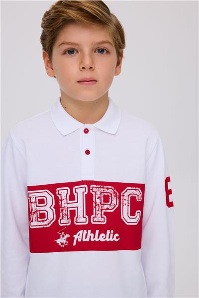 Beverly Hills Polo Club Erkek Çocuk Beyaz TshirtBeverly Hills Polo Club Erkek Çocuk Beyaz Tshirt