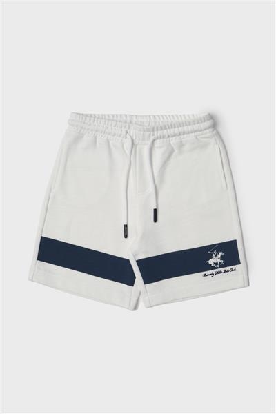 Beverly Hills Polo Club Erkek Çocuk Beyaz Şort