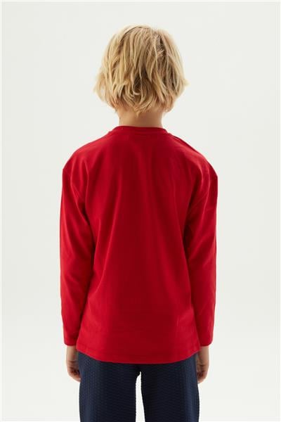 Beverly Hills Polo Club Erkek Çocuk Bordo T-Shirt