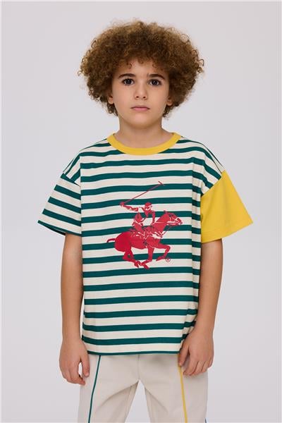 Beverly Hills Polo Club Erkek Çocuk Çizgili TshirtBeverly Hills Polo Club Erkek Çocuk Çizgili Tshirt