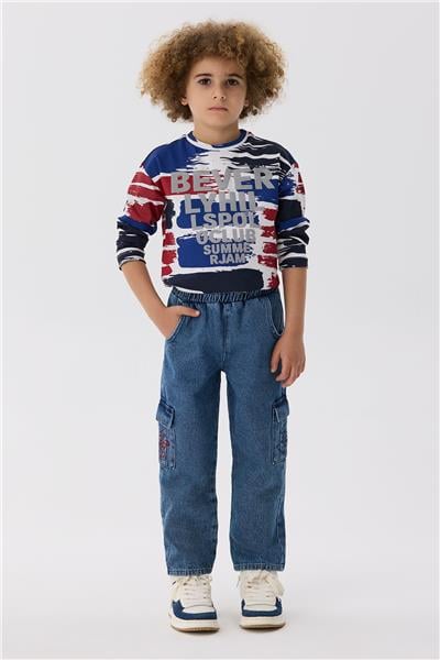 Beverly Hills Polo Club Erkek Çocuk Denim Pantolon