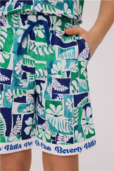 Beverly Hills Polo Club Boy Patterned ShortsBeverly Hills Polo Club Boy Patterned Shorts