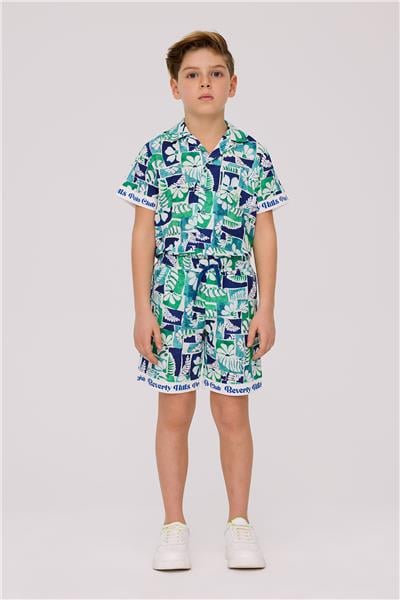 Beverly Hills Polo Club Boy Patterned ShortsBeverly Hills Polo Club Boy Patterned Shorts