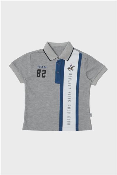 Beverly Hills Polo Club Erkek Çocuk Gri T-Shirt