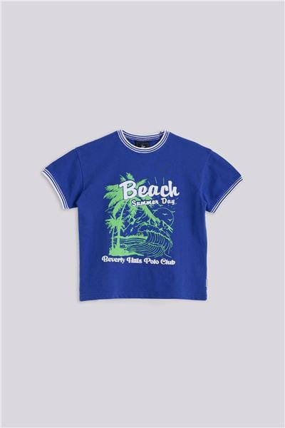 Beverly Hills Polo Club Erkek Çocuk Saks TshirtBeverly Hills Polo Club Erkek Çocuk Saks Tshirt