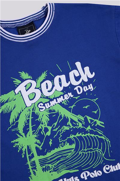 Beverly Hills Polo Club Erkek Çocuk Saks TshirtBeverly Hills Polo Club Erkek Çocuk Saks Tshirt