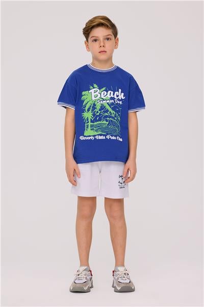 Beverly Hills Polo Club Erkek Çocuk Saks TshirtBeverly Hills Polo Club Erkek Çocuk Saks Tshirt