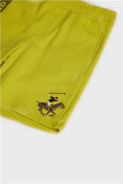 Beverly Hills Polo Club Erkek Çocuk Yeşil Şort