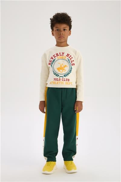 Beverly Hills Polo Club Boy Green Tracksuit BottomBeverly Hills Polo Club Boy Green Tracksuit Bottom