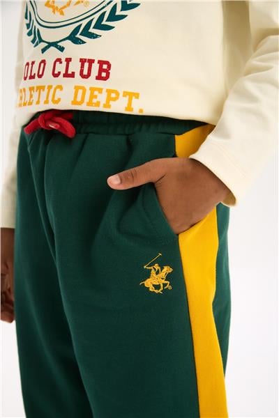 Beverly Hills Polo Club Boy Green Tracksuit BottomBeverly Hills Polo Club Boy Green Tracksuit Bottom
