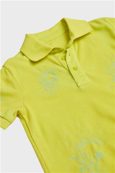 Beverly Hills Polo Club Erkek Çocuk Yeşil T-Shirt