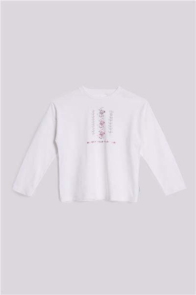 Beverly Hills Polo Club Kız Çocuk Beyaz TshirtBeverly Hills Polo Club Kız Çocuk Beyaz Tshirt