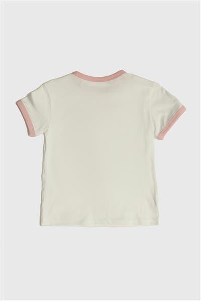 Beverly Hills Polo Club Kız Çocuk Beyaz T-Shirt