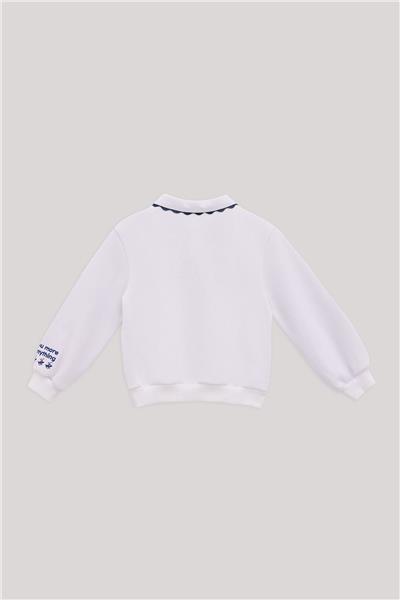 Beverly Hills Polo Club Kız Çocuk Beyaz T-Shirt