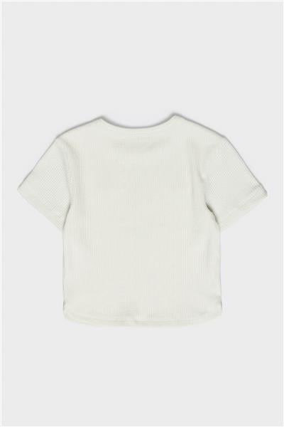 Beverly Hills Polo Club Kız Çocuk Beyaz T-Shirt