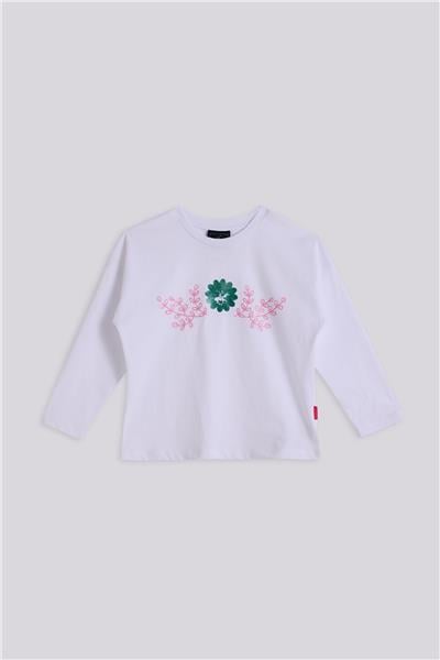 Beverly Hills Polo Club Kız Çocuk Beyaz T-ShirtBeverly Hills Polo Club Kız Çocuk Beyaz T-Shirt