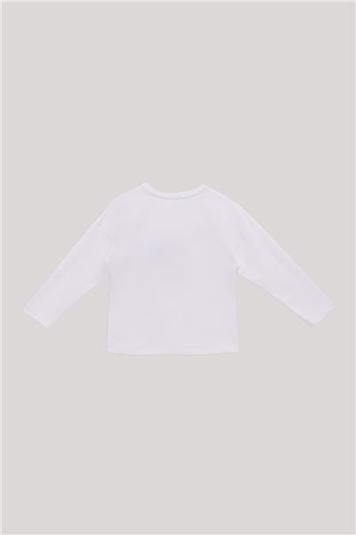 Beverly Hills Polo Club Kız Çocuk Beyaz T-Shirt