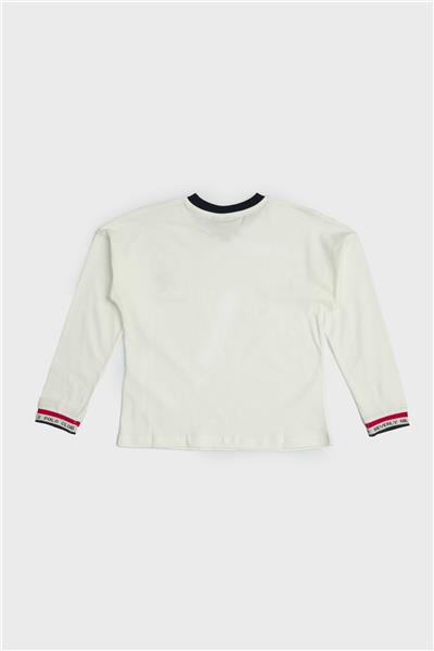 Beverly Hills Polo Club Kız Çocuk Ekru T-Shirt