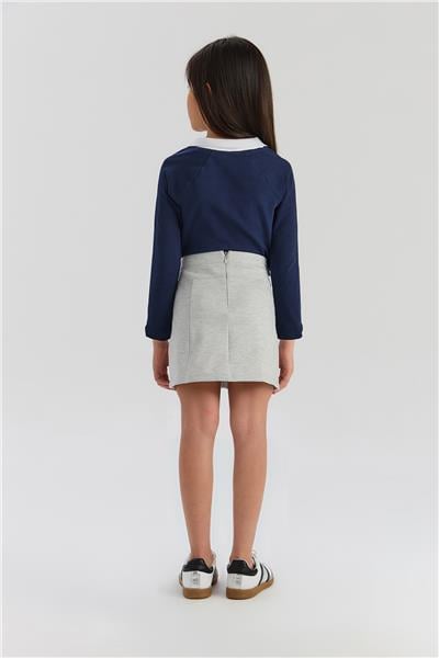 Beverly Hills Polo Club Kız Çocuk Gri EtekBeverly Hills Polo Club Kız Çocuk Gri Etek