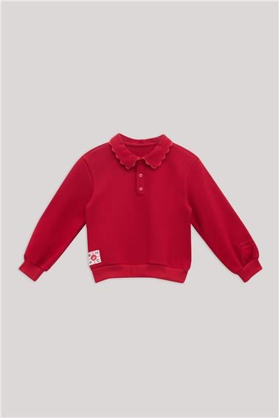 Beverly Hills Polo Club Kız Çocuk Kırmızı T-Shirt
