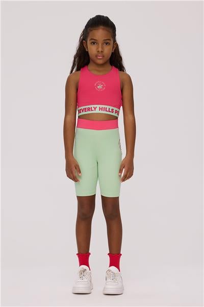Beverly Hills Polo Club Kız Çocuk Pembe Crop TopBeverly Hills Polo Club Kız Çocuk Pembe Crop Top